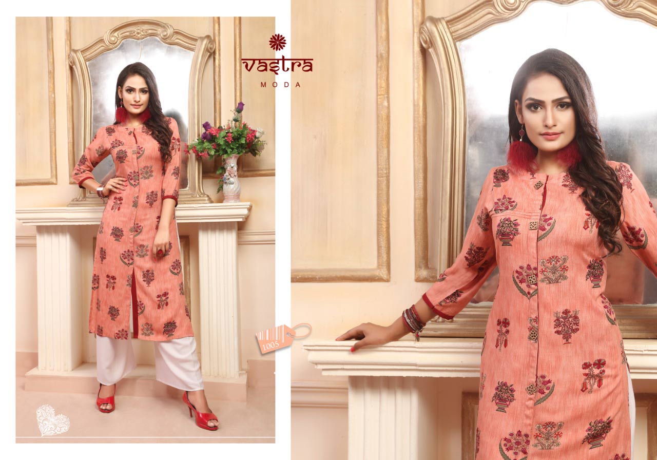 Genisis Vol-1 Vastra Moda Straight Rayon Kurtis Genisis Vol-1 Vastra Moda Straight Rayon Kurtis